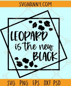 Leopard is the new black SVG
