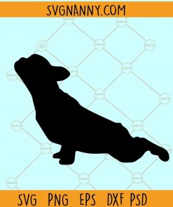 dog yoga svg