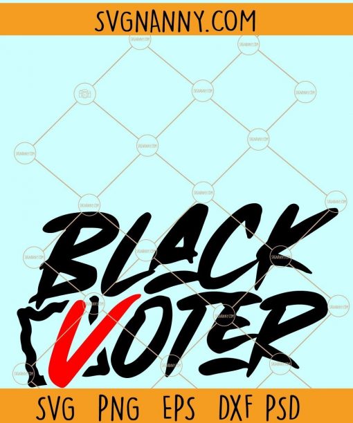 Black Voter Svg