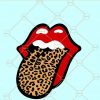 cheetah tongue svg