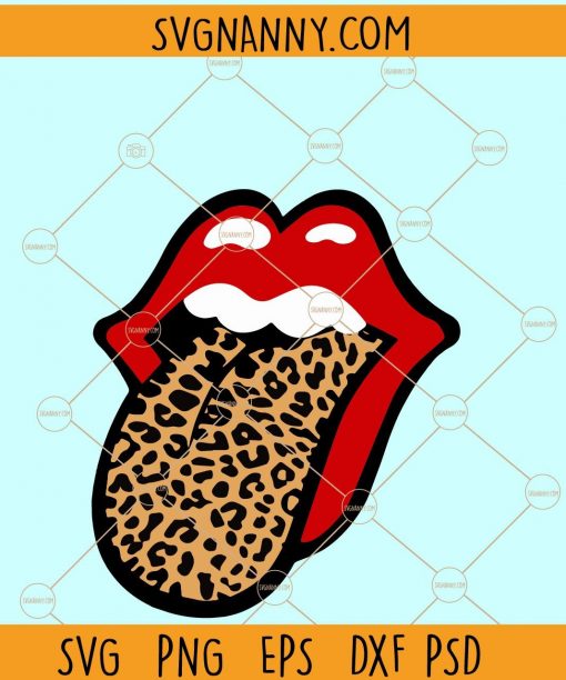 cheetah tongue svg
