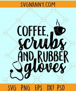 Coffee Scrubs and Rubber SVG