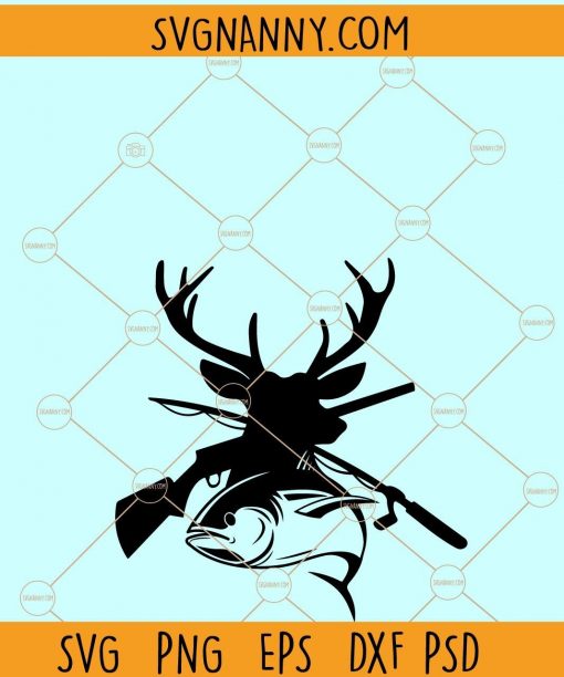 Deer and Fish SVG