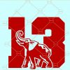 Delta Sigma Theta Elephant svg
