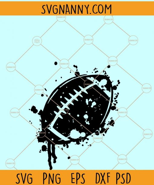 Grunge Football SVG