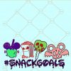 Halloween Snack goals Disney Mickey SVG