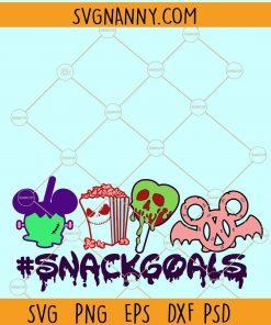 Halloween Snack goals Disney Mickey SVG