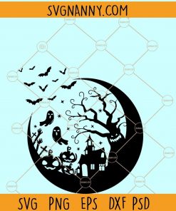 Halloween spooky tree svg