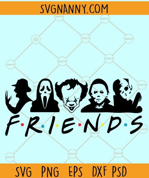 Horror Friends Halloween SVG