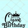 Its a real queen birthday SVG