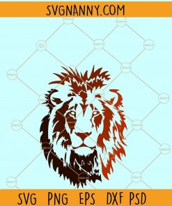 Lion head svg