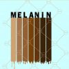 Melanin Color Shades svg