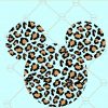 Mickey mouse leopard prints SVG