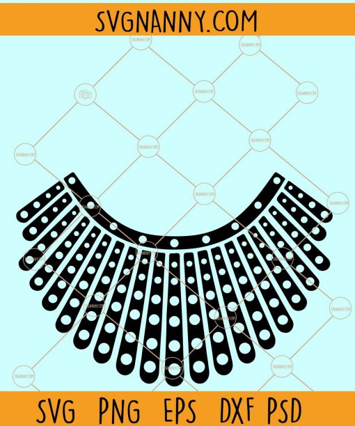 Notorious RBG collar SVG