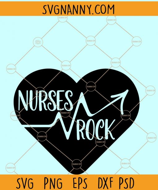 Nurses rock SVG