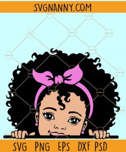 Peek a boo girl SVG files