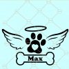Pet Dog Memorial SVG