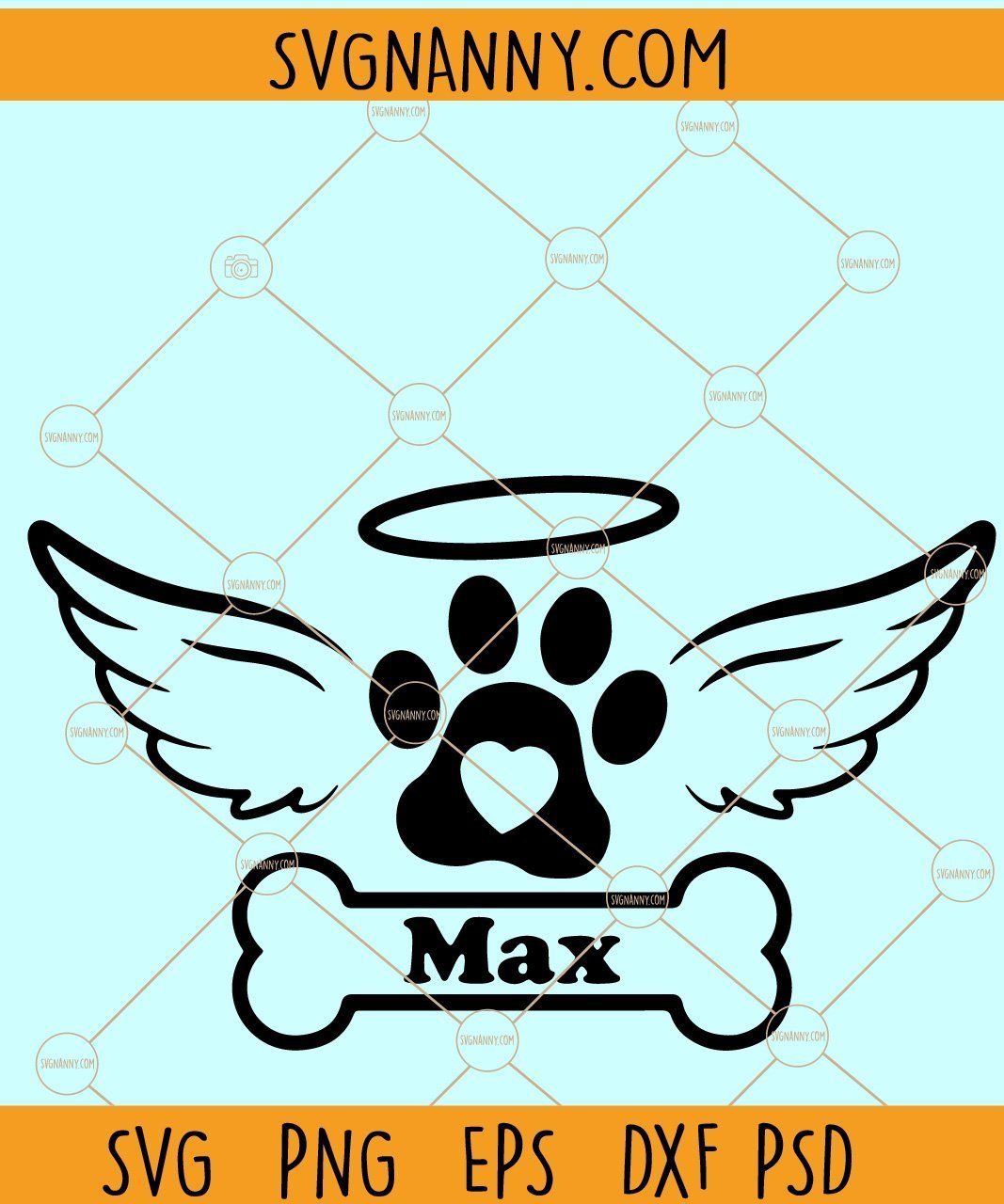 Pet Dog Memorial SVG, Dog Loss SVG, Paw Print SVG, Pet Memorial Svg