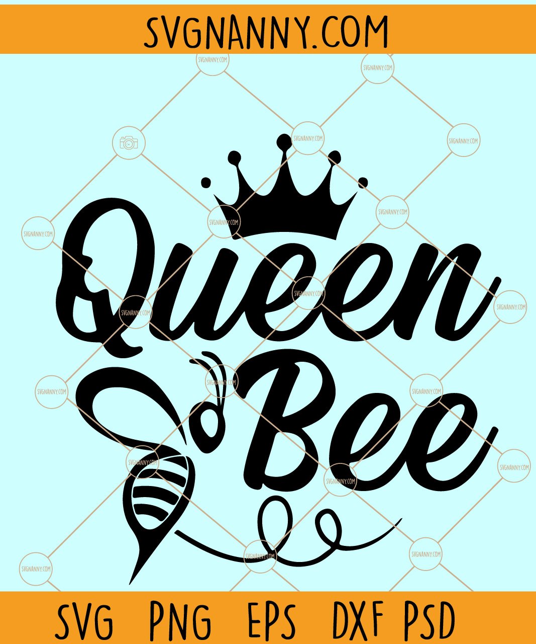 Queen Bee SVG, Queen Bee PNG, Boss SVG, Queen SVG, Bee SVG | SVG NANNY