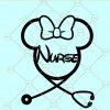 RN Nurse Disney SVG