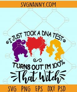Just took a DNA test turns out I’m 100% that witch svg