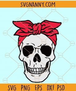 Skull Bandana SVG