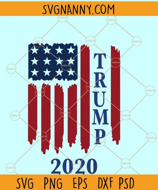 Trump flag SVG