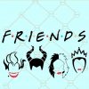 Villains Friends SVG