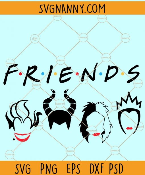 Villains Friends SVG