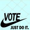Vote Just do it SVG