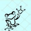 Waving frog SVG
