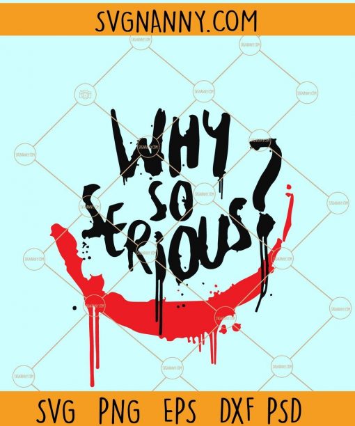 why so serious joker SVG