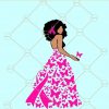 Woman Cancer awareness SVG