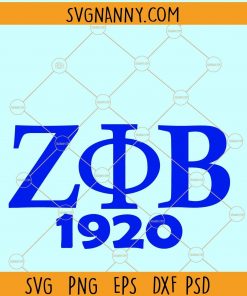 Zeta Phi Beta Sorority SVG