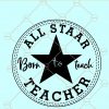 all star teacher svg