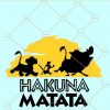 Hakuna Matata No Worries SVG