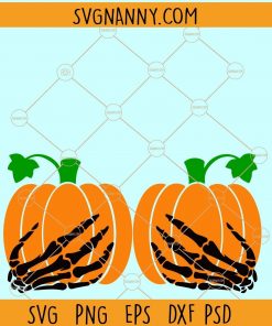 Halloween Hands Pumpkin SVG