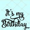 Its my birthday SVG