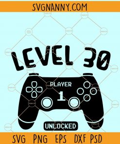 Level 30 unlocked SVG