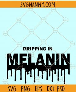  Dripping melanin svg