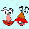 Mr and mrs potato SVG, Mr Potato head svg, Mrs Potato SVG