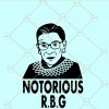 Notorious RBG Svg