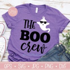 Boo Crew Svg
