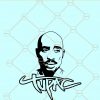 Tupac Shakur Portrait SVG