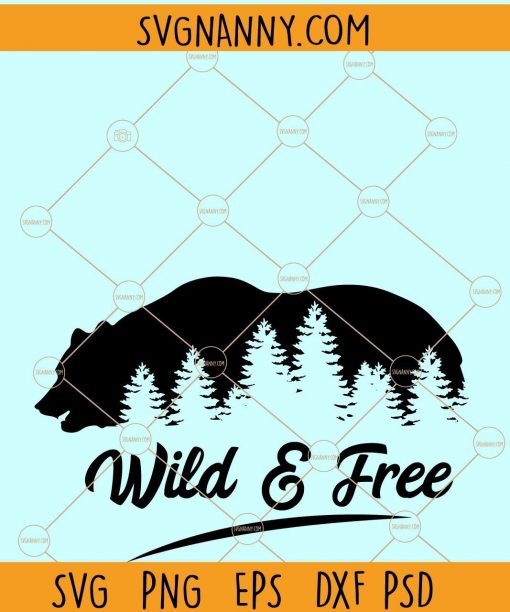 wild and free svg