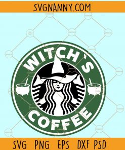 witch coffee svg