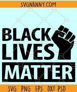 Black lives Mater svg