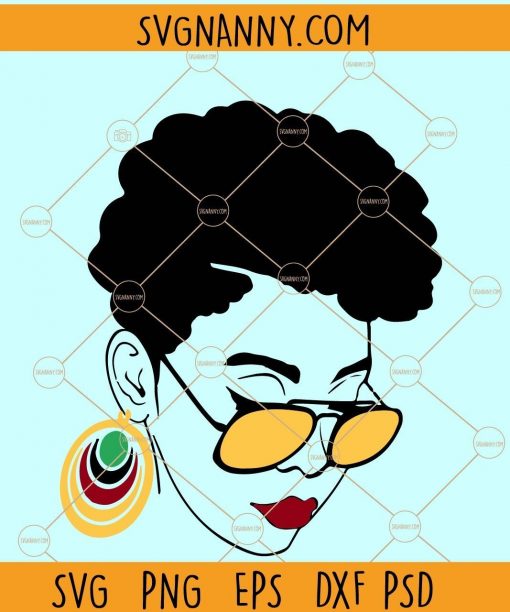 Black girl svg