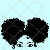 black woman svg