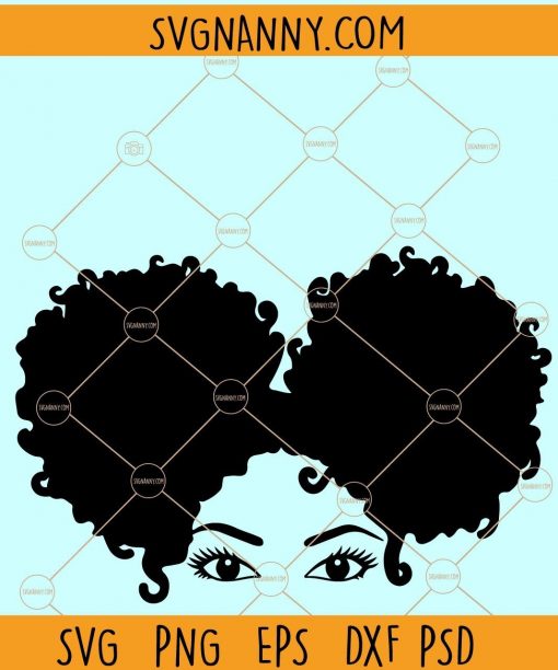 black woman svg